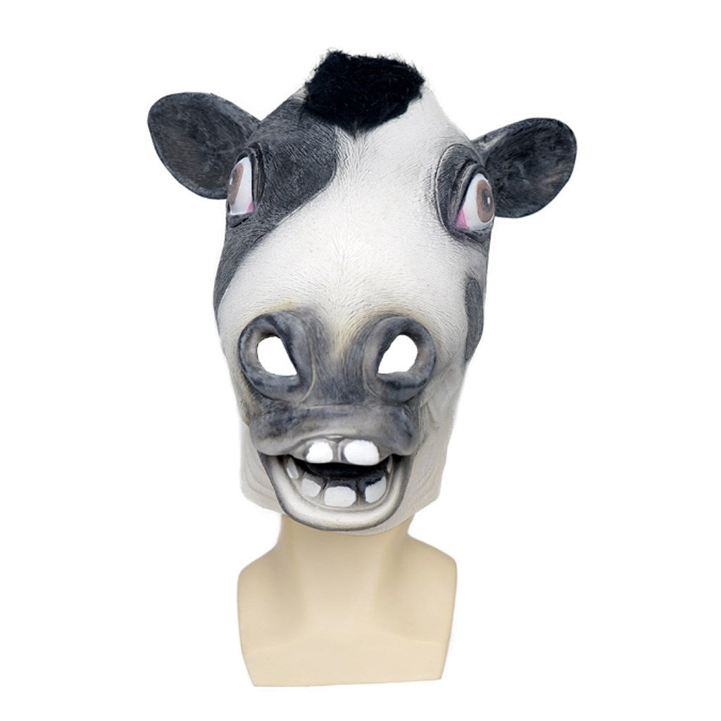 Masks & Dress-Up Accessories Funny Cow Mask Novelty Full Head Deluxe C –  S-E-X-Toy