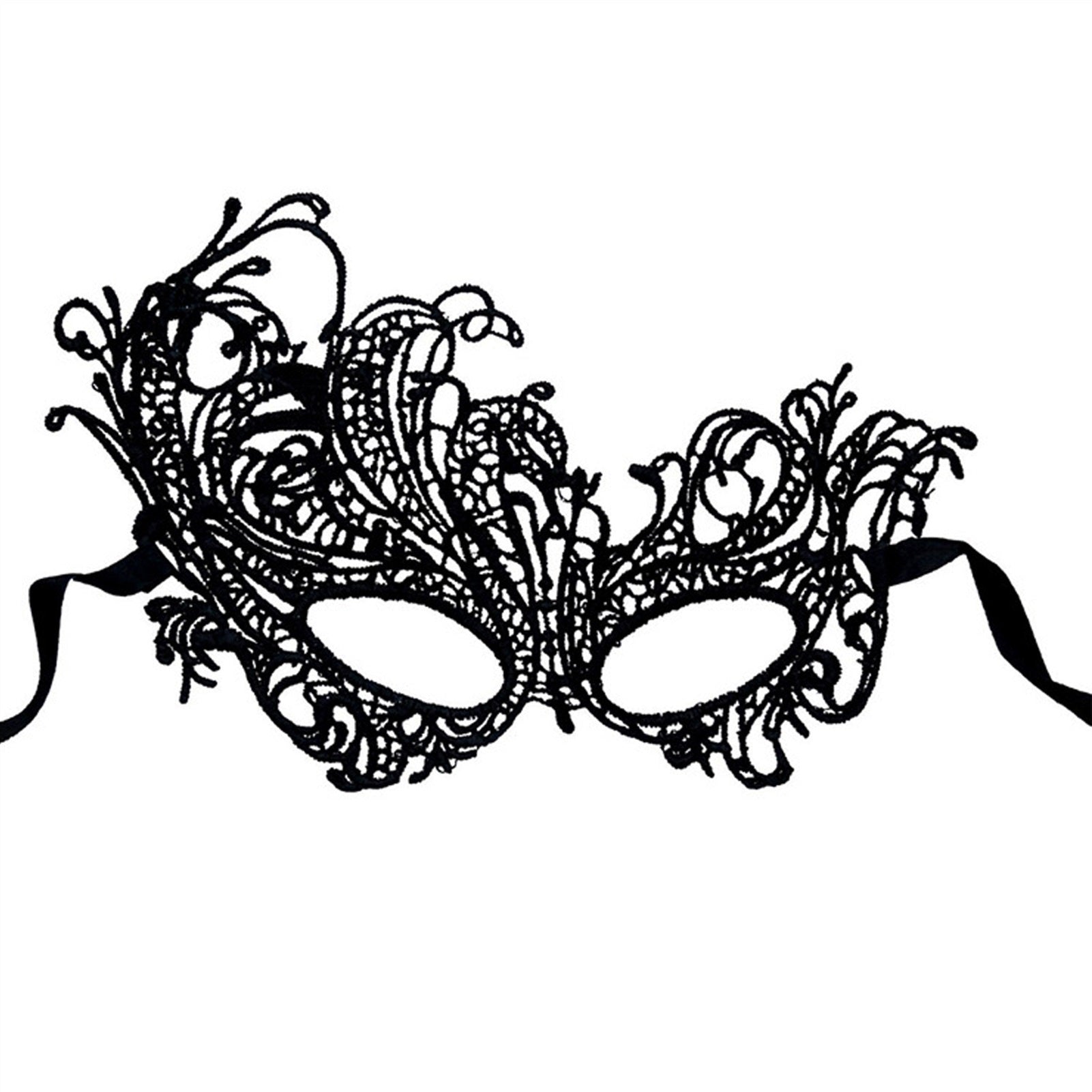 Masks & Dress-Up Accessories Sexy Black Half Face Lace Openwork Eye Pa –  S-E-X-Toy