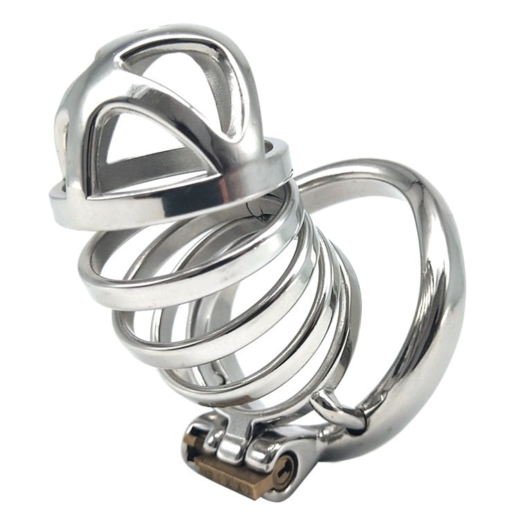 Male Cock Cage Chastity Device, Stainless Steel Ha