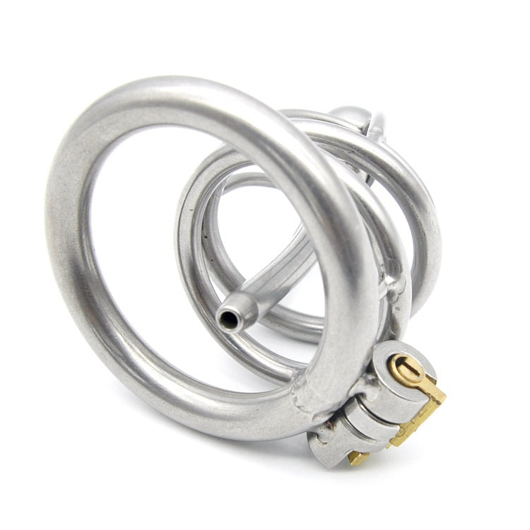 Male Chastity Cage, Stainless Steel Hallow Chastit