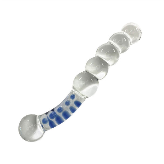 Five Beads Double-ended Glass Crystal Penis Ice Fi