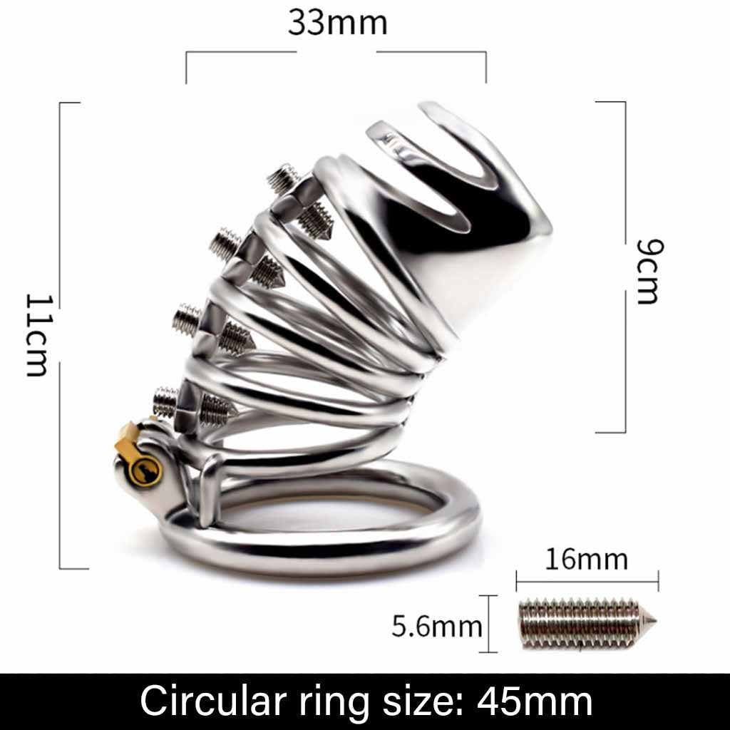 Ergonomic Design Chastity Device 304 Steel Stainle