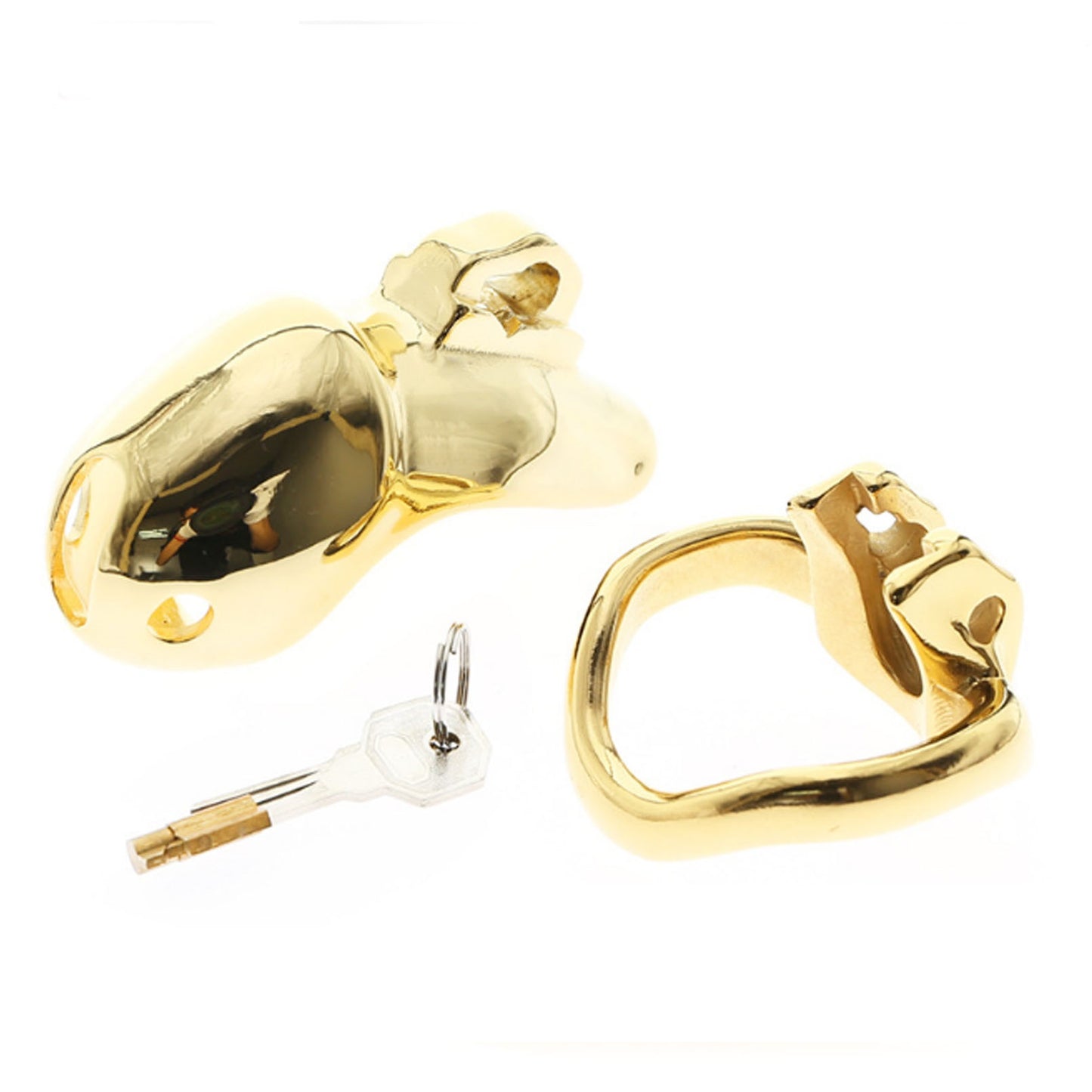 Gold Metal Chastity Lock Chastity Device Penis Res