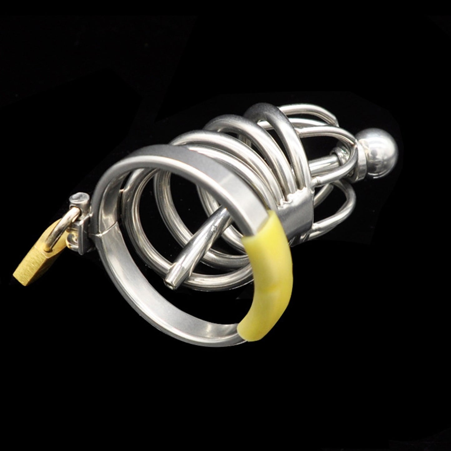 Male Cock Cage Chastity Device, Stainless Steel Ch