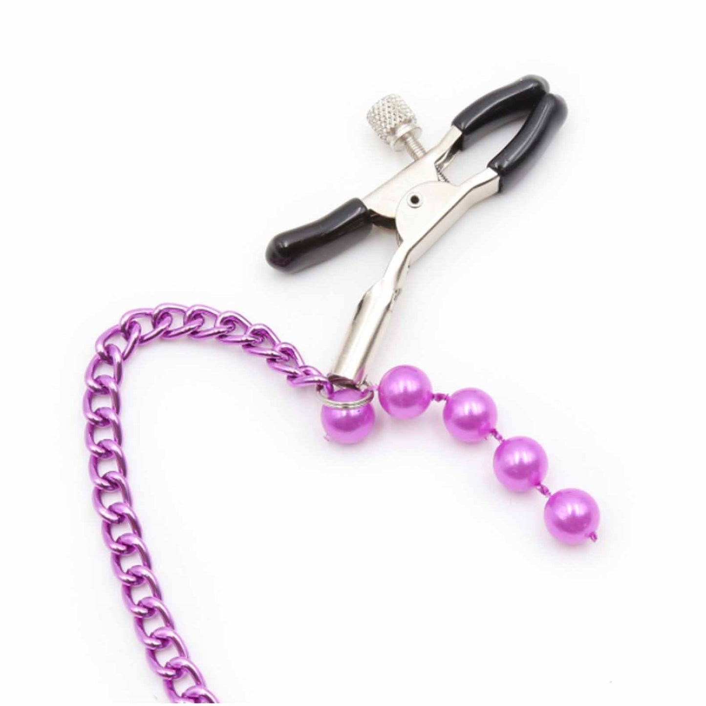 Chain Milk Clip Metal Clip Nipple Clamps With Scre