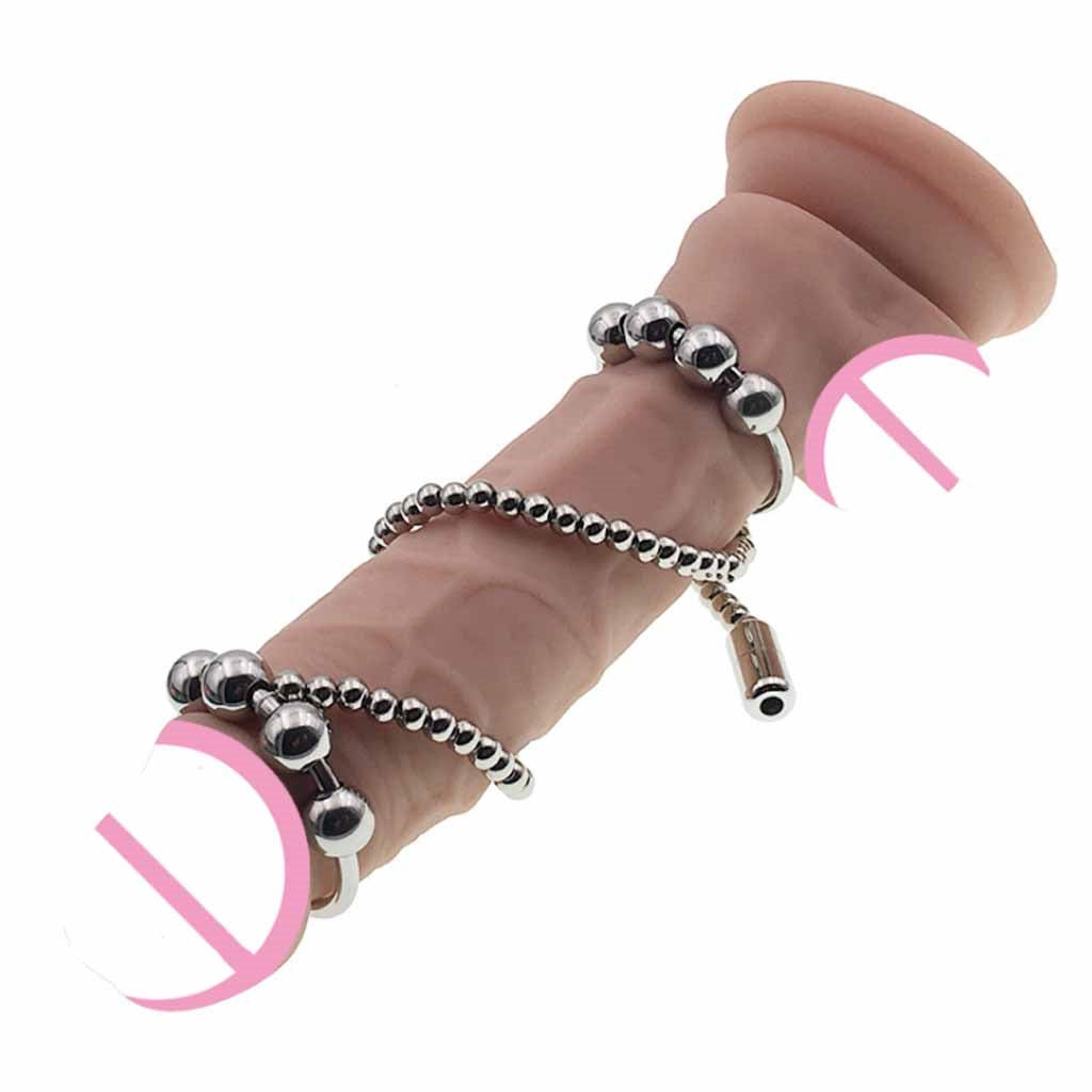 Metal Penis Ring for Men,Ball Stretcher Cock Rings