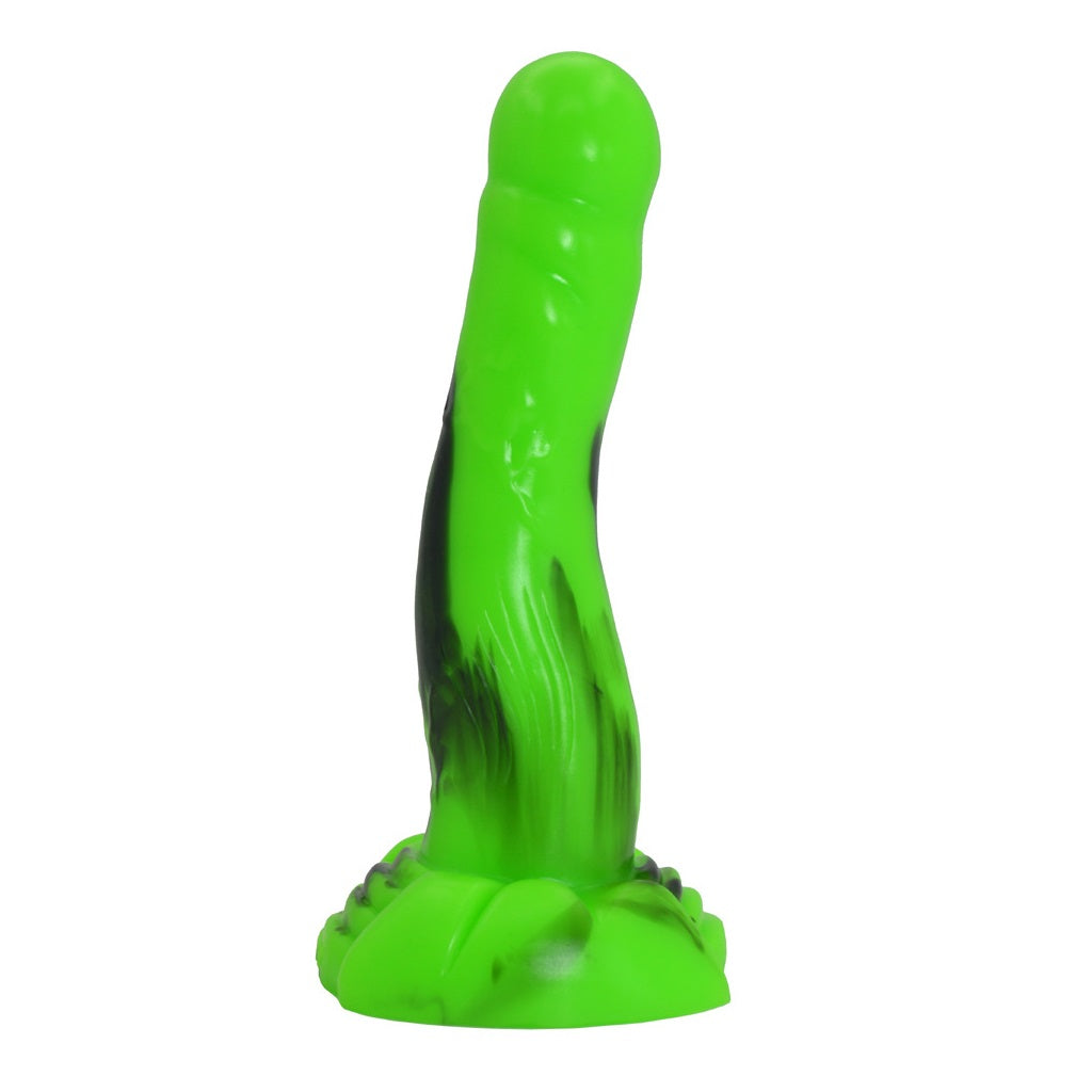 Color Liquid Silicone G-Spot Dildo With Suction Cu