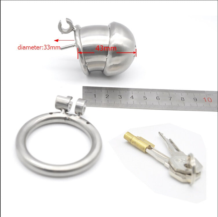 Chastity Device Stainless for Men Male Chasity Cag