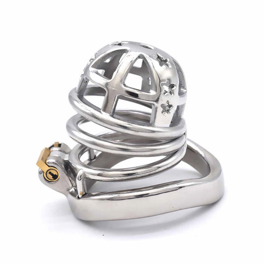 3 Size Stainless-steel Master  Slave Chastity lock