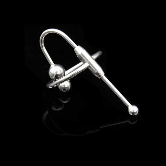 Male Metal Open Chastity Cage Hollow not Removable