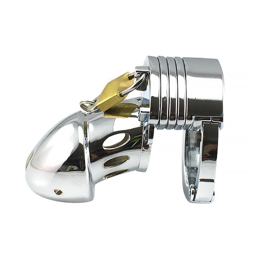 Adjustable Snap Ring Metal Cage Wearing Sexual Art