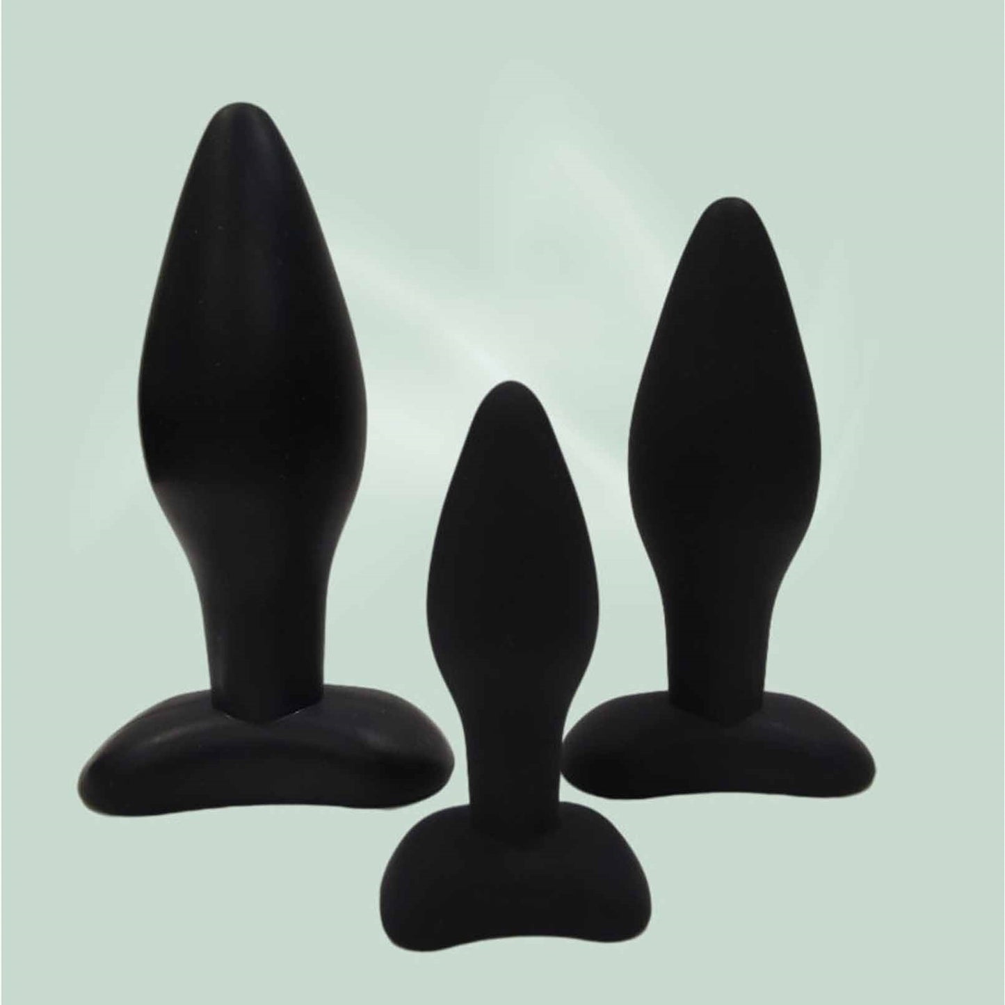 Sexy Toys 3PCS Anal Plug Set Medical Silicone Sens