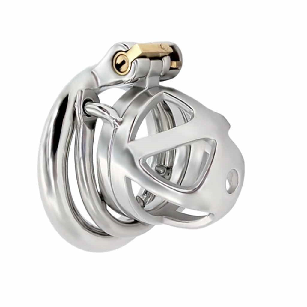 Male Cock Cage Chastity Device, Stainless Steel Ch