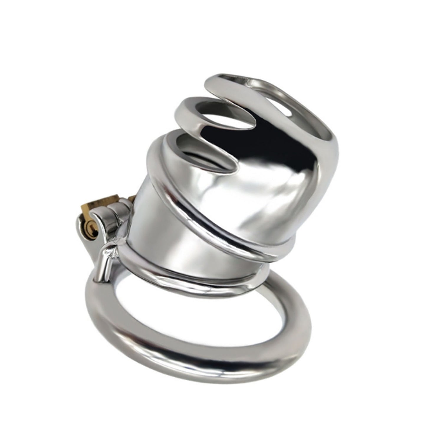 Stainless Steel  Chastity LockMetal Protection cag