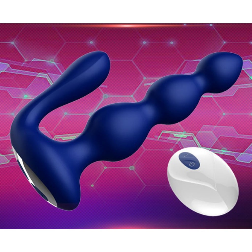 3 Beads Silicone 9 Modes Wireless Remote Anal Plug