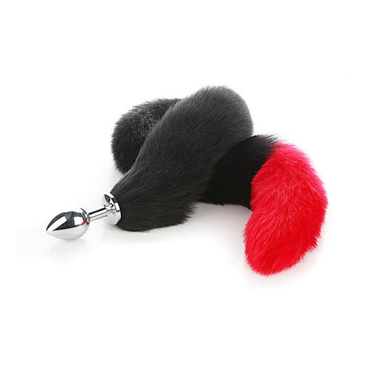 Removable Imitation Fox Tail Anal Plug For Couple 