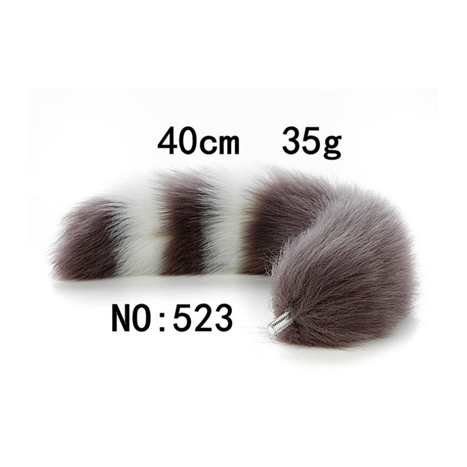 Removable Imitation Fox Tail Anal Plug For Couple 