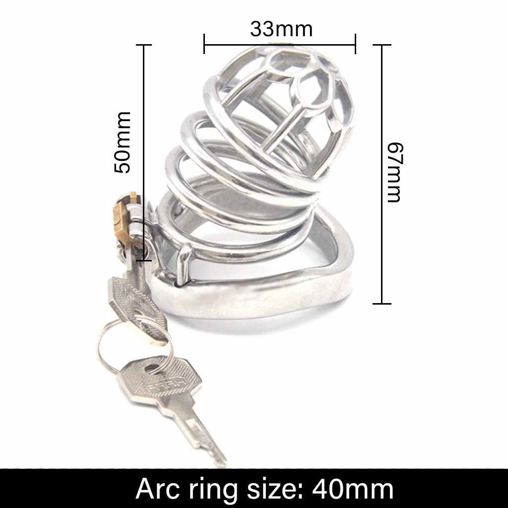 Metal Male Chastity Device Small 304 Steel Stainle