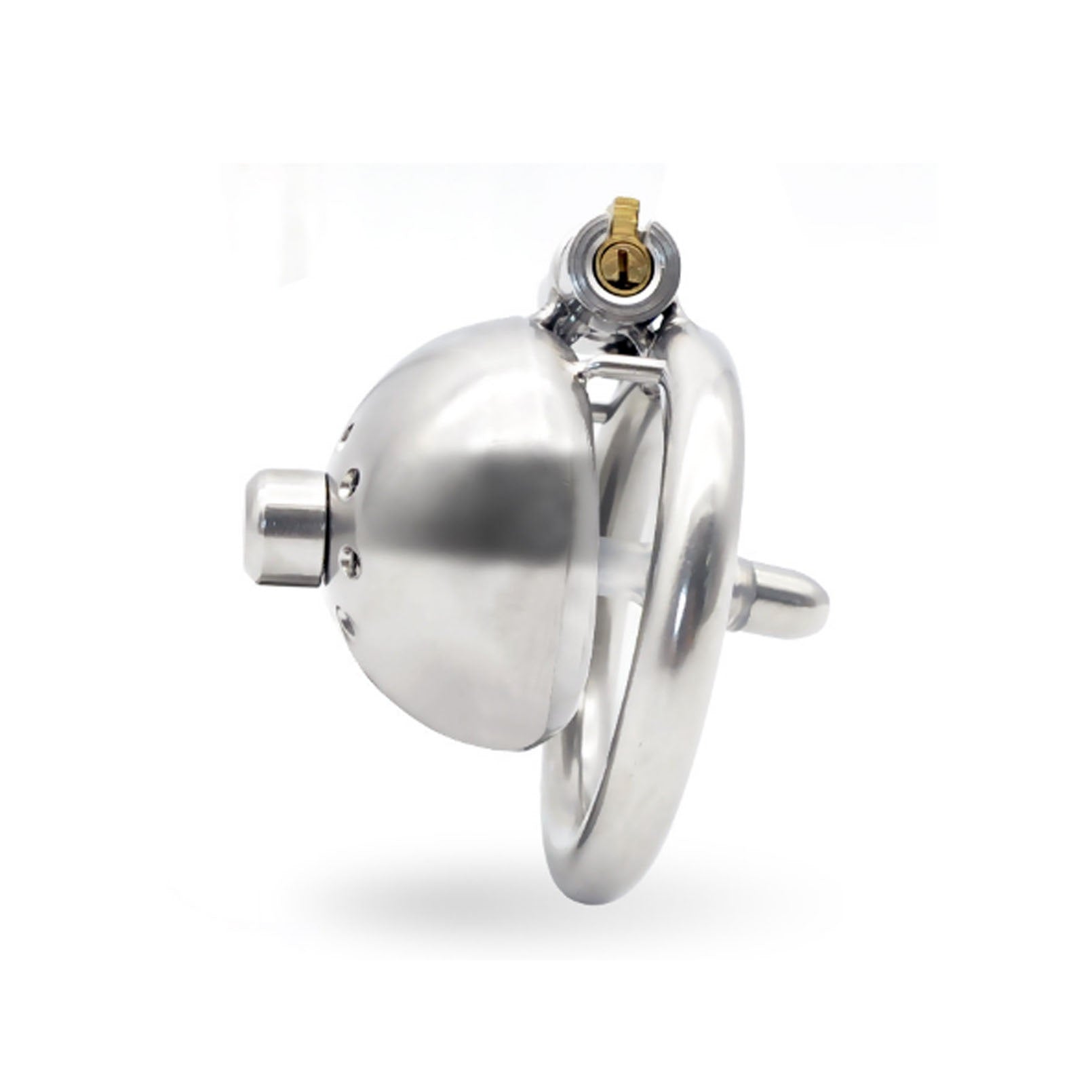 Stainless steel metal chastity lock male chastity 