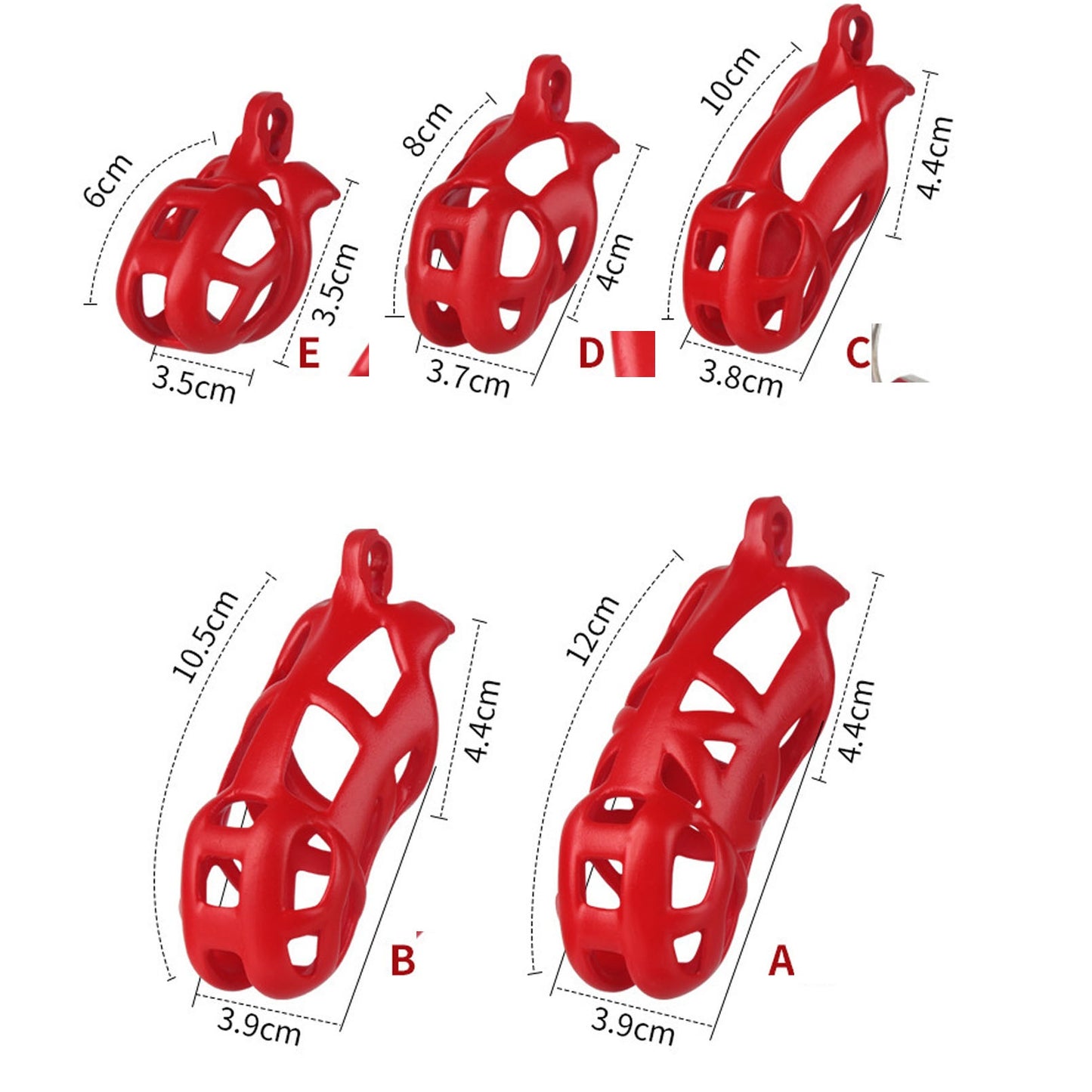 Master Slave Chastity Device Nylon resin Metal Cag