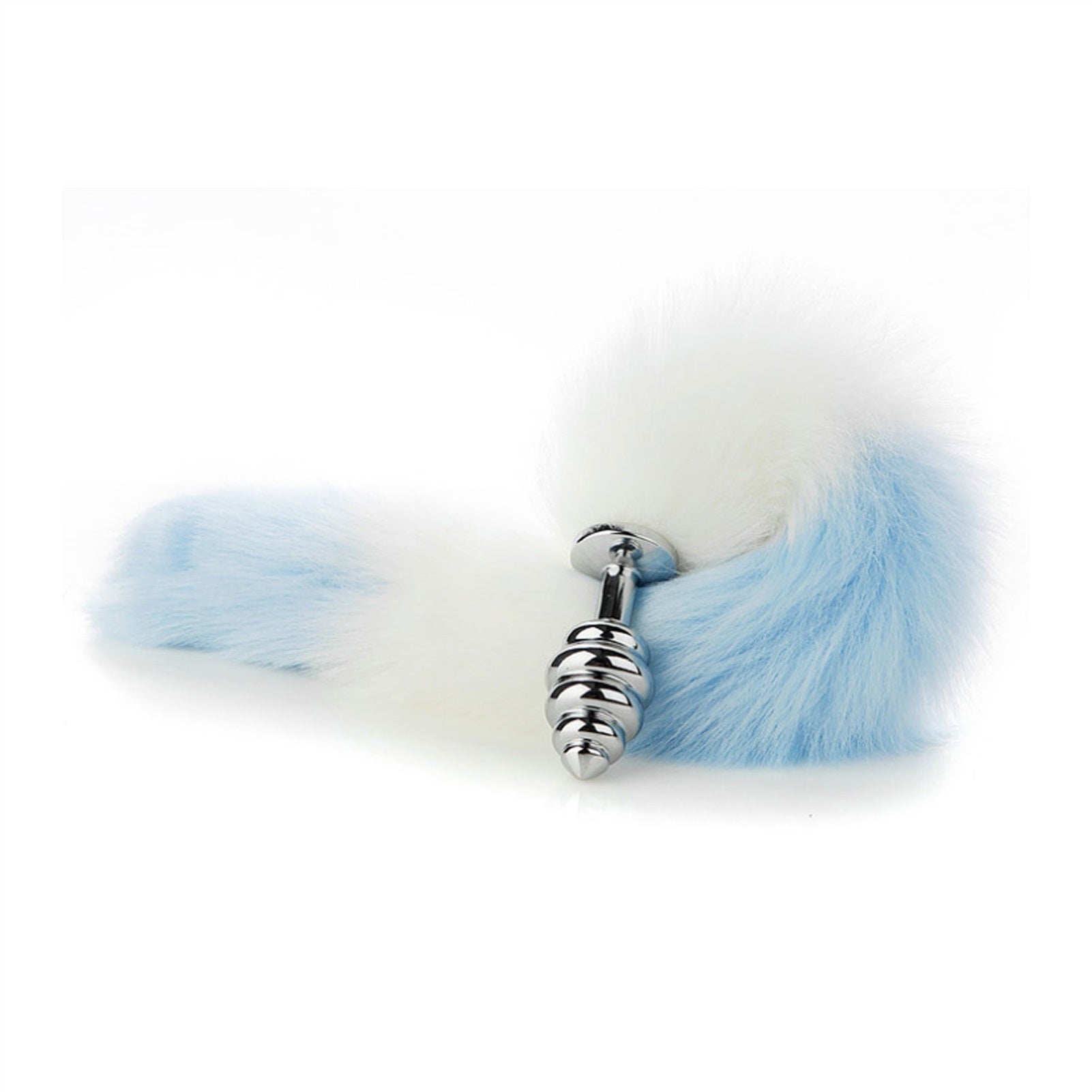 Faux fox tail anal plug ear hairpin set cosplay ad