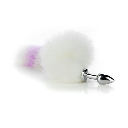 Removable Imitation Fox Tail Anal Plug For Couple 