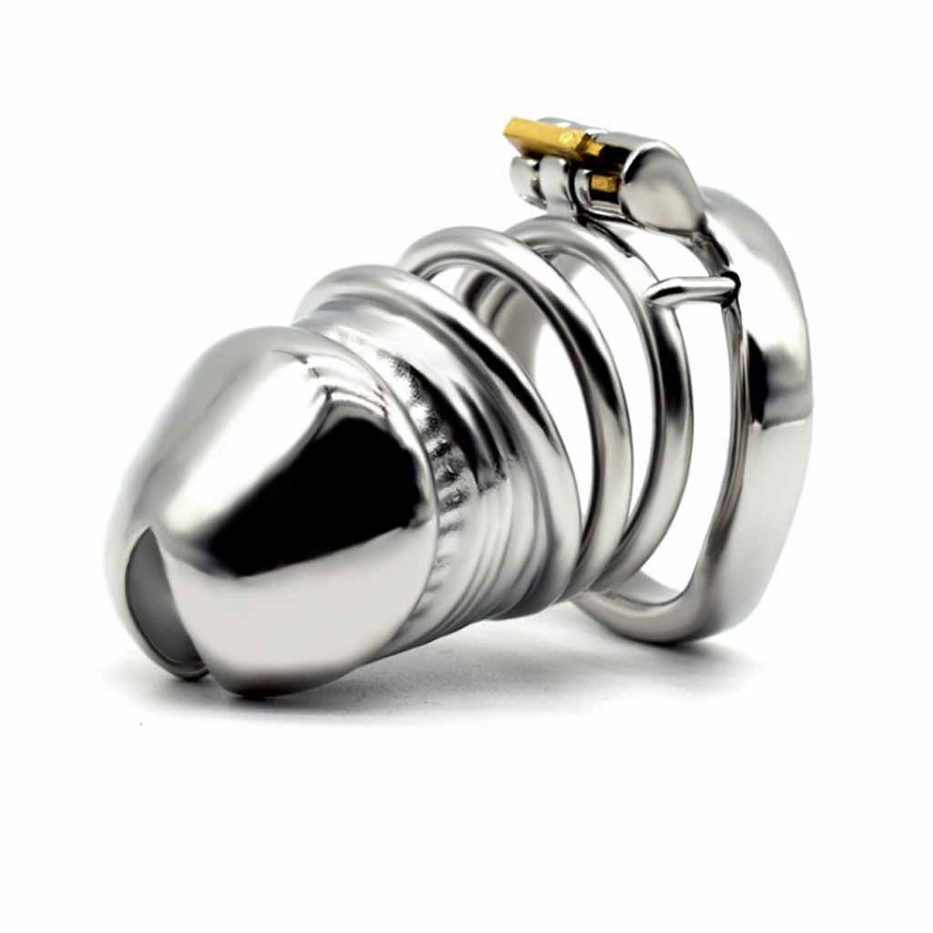 Stainless Steel Small Male Chastity Device Ergonom