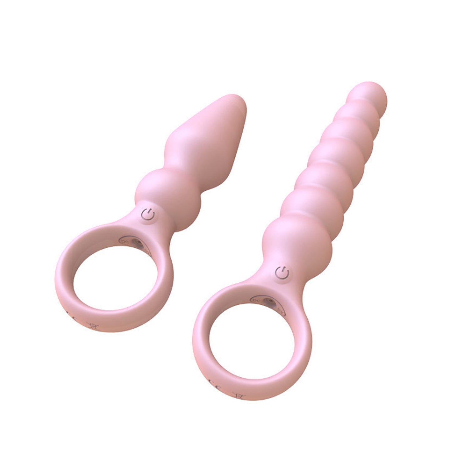 Pink silicone pull ring backyard zipper bead prost