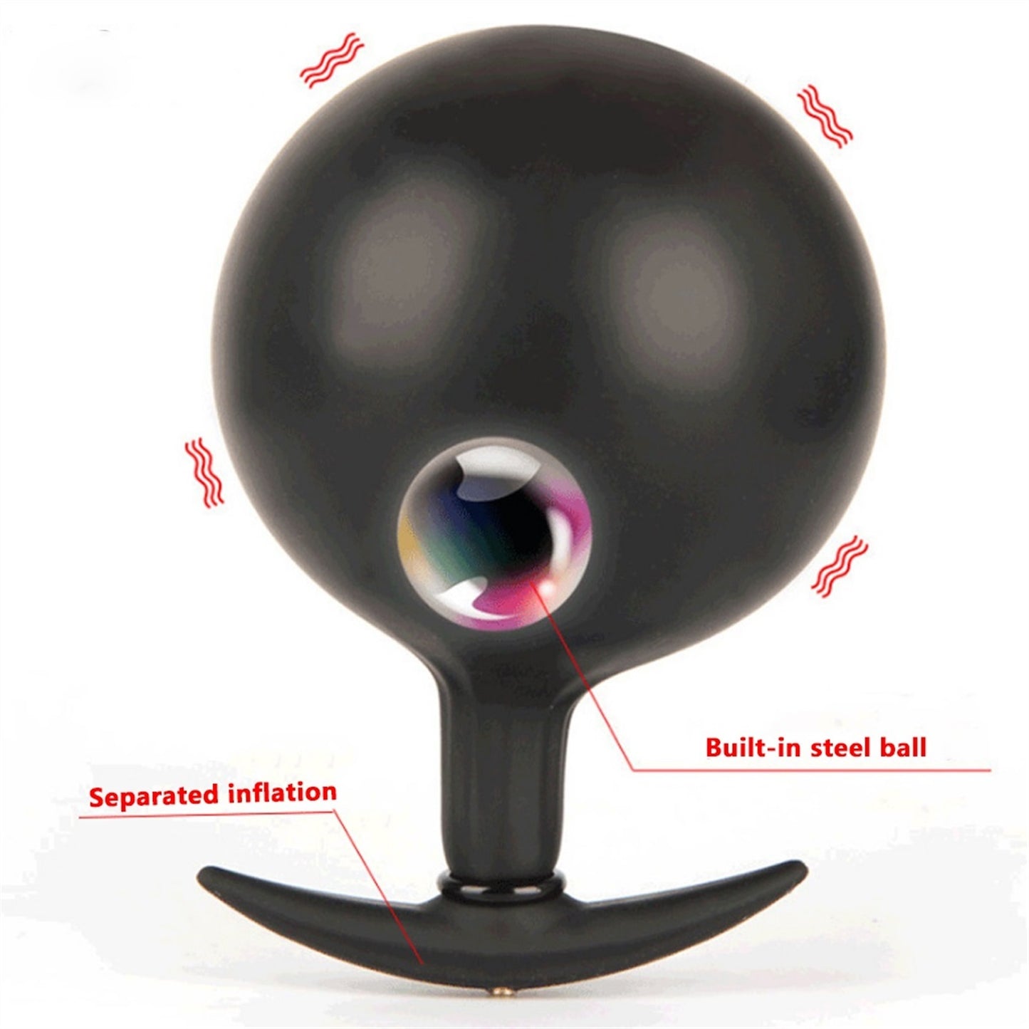 Separated Inflatable Steel Ball Silicone Inflatabl