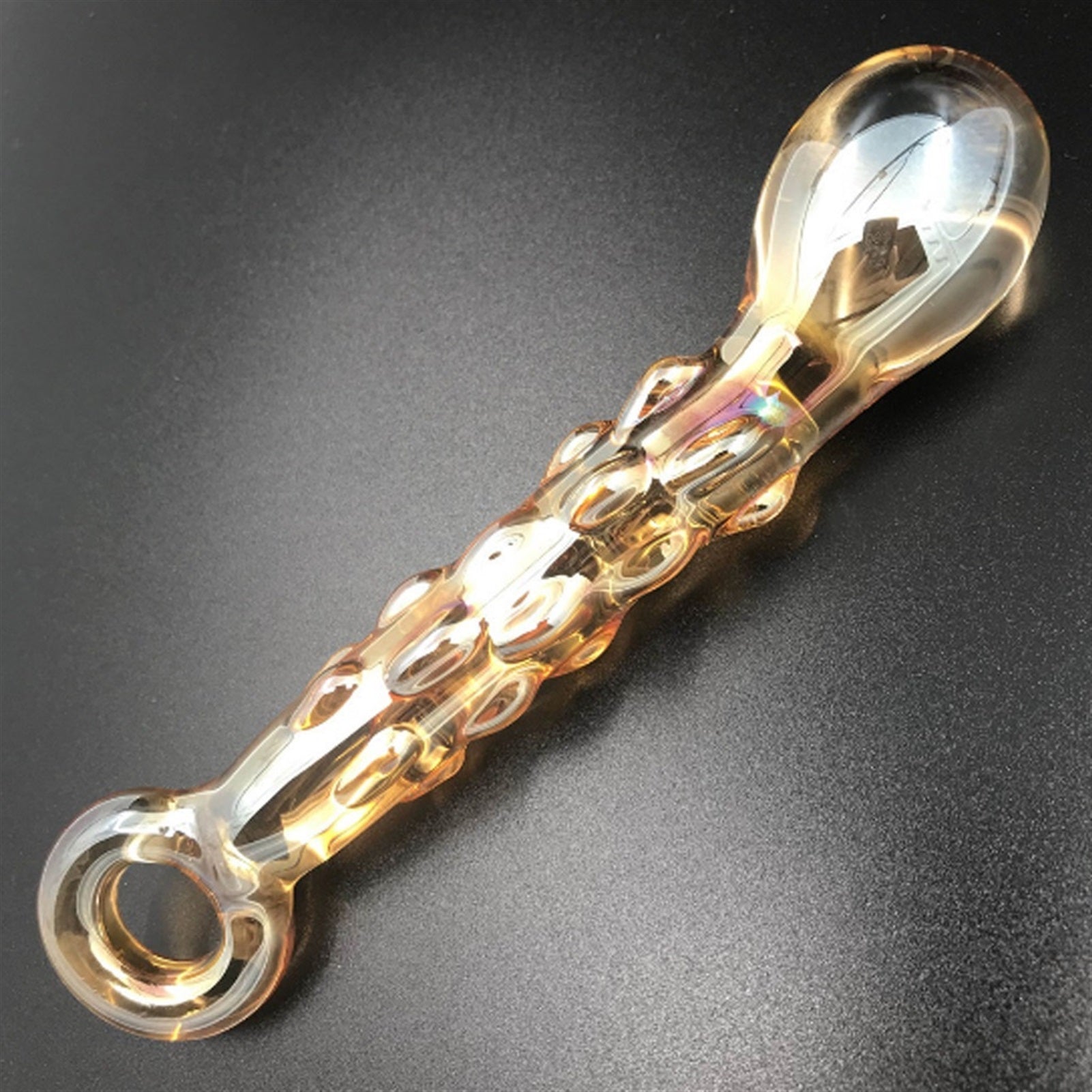 Crystal glass artificial penis sex tool orgasm mas