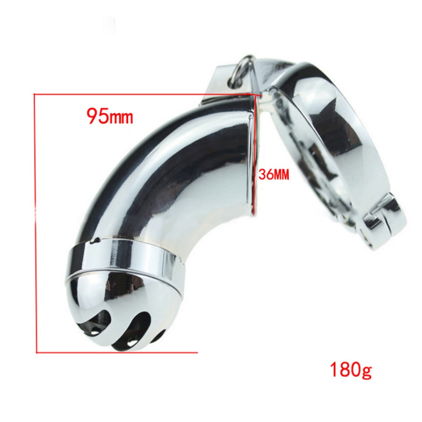 For Men Stainless Steel Protection Cage Lock Bindi