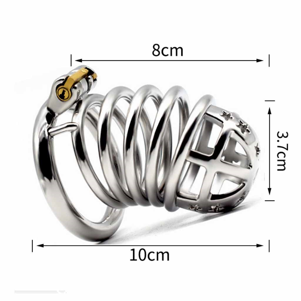 Stainless Steel Cock Cage,Male Chastity Device,Pen