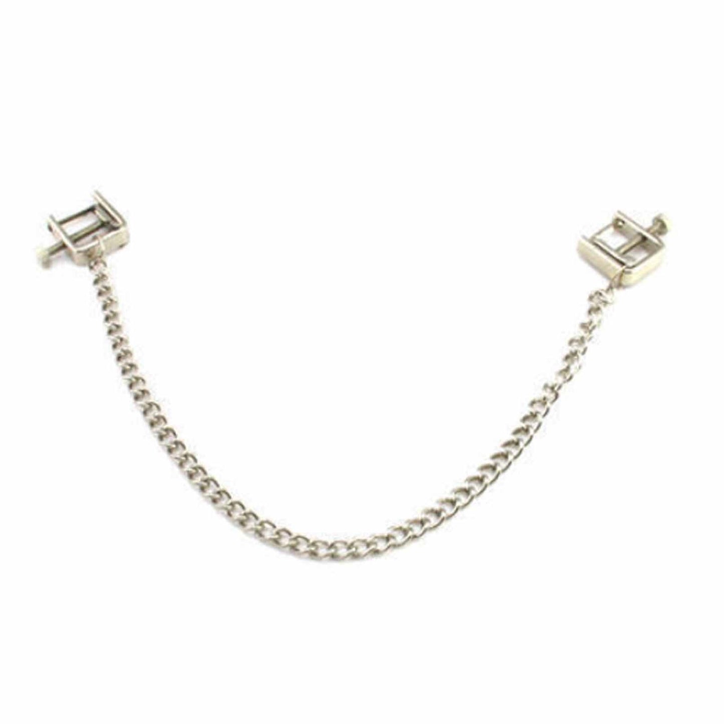 Nipple Clamps with Chain Metal pussy Clitoris Stim