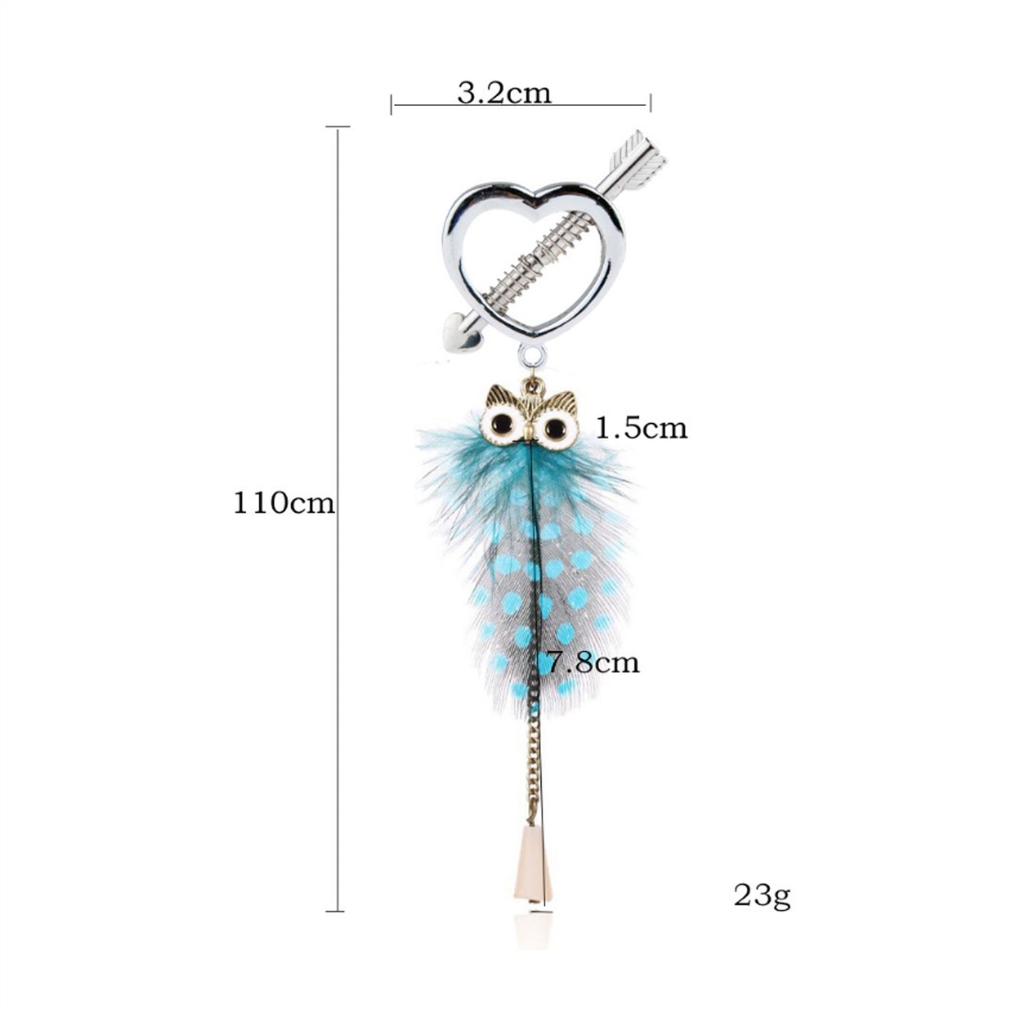 Owl Metal Tassels Pendant Nipple Clamps Clit Clamp