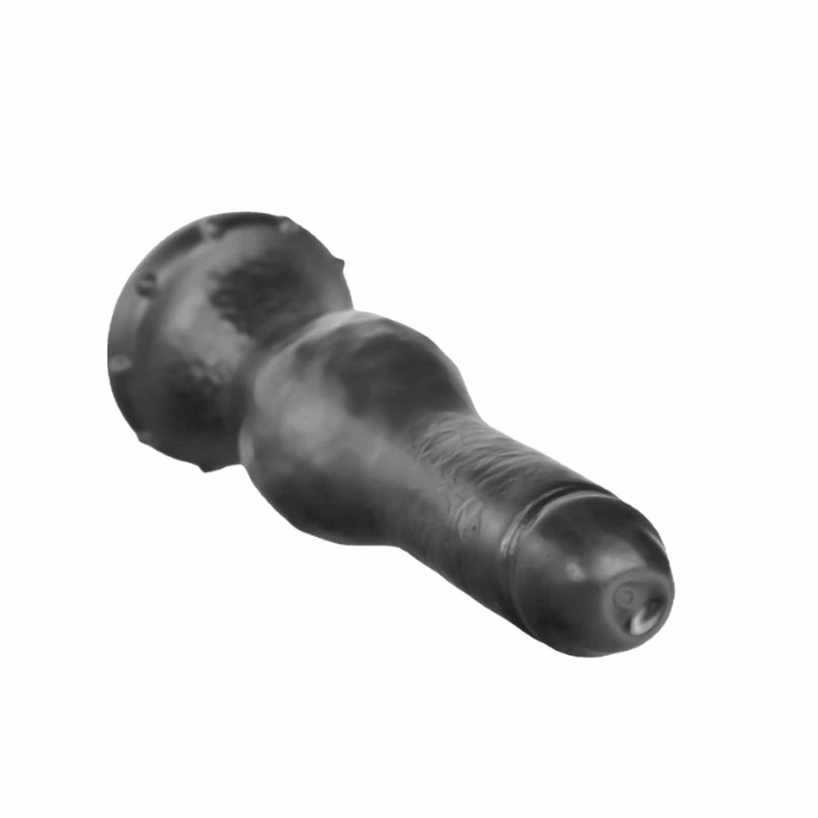 Silicone Anal Plug with Remote Control,Black