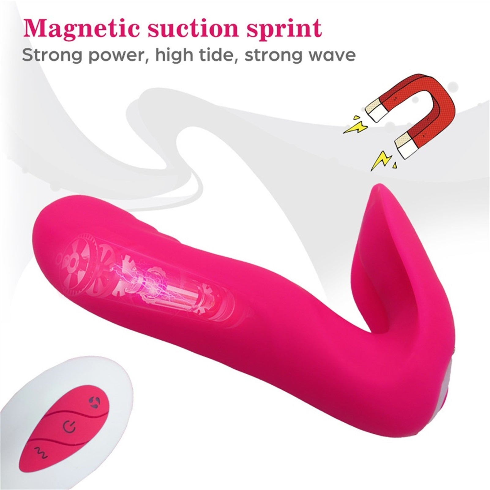 Rose Red G-Point Frequency Vibration Women Wear Ty