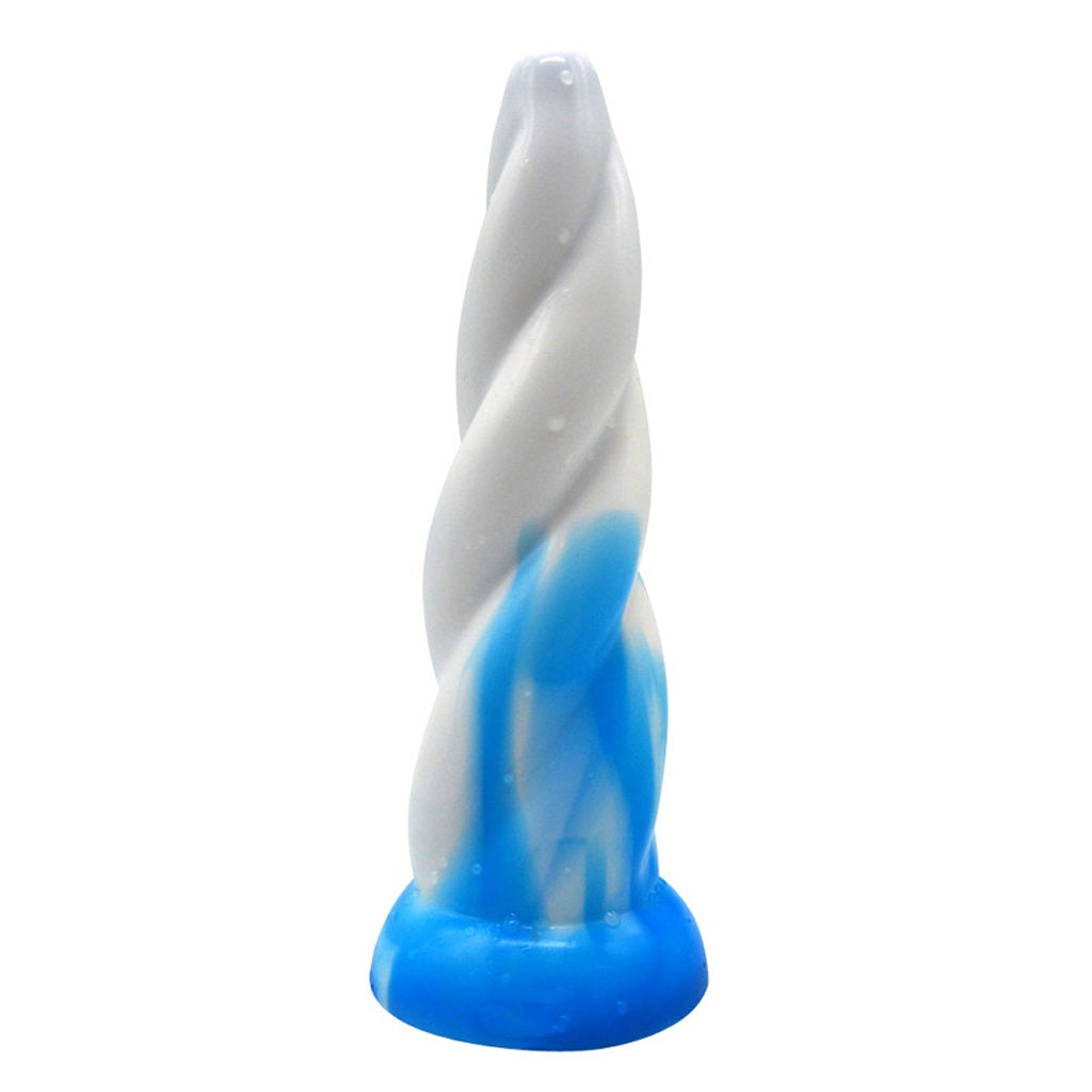 2.36" Large Liquid Silicone G-Spot Dildo Penis Mas