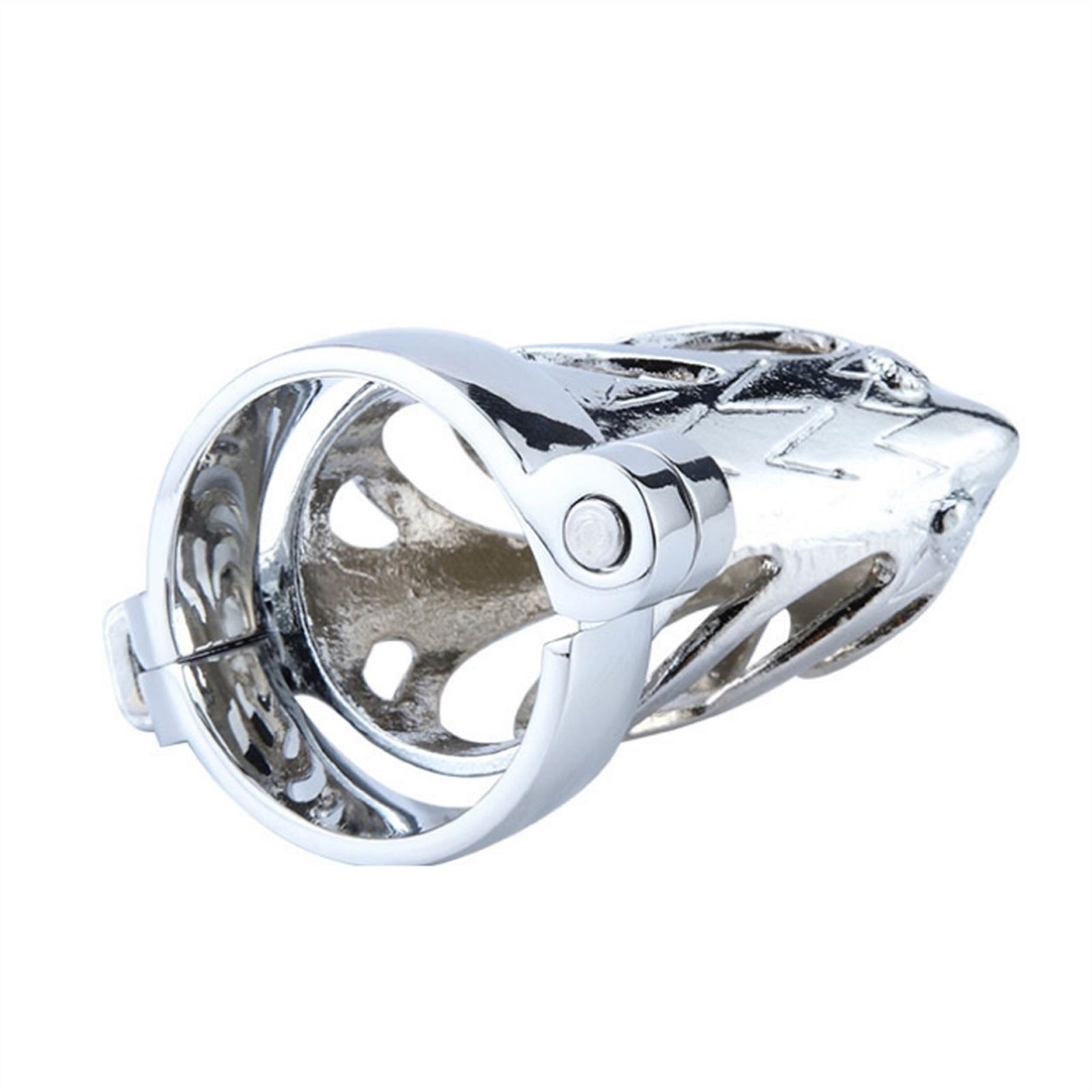 Chicken Head Metal Chastity Lock Male Appliance Pe