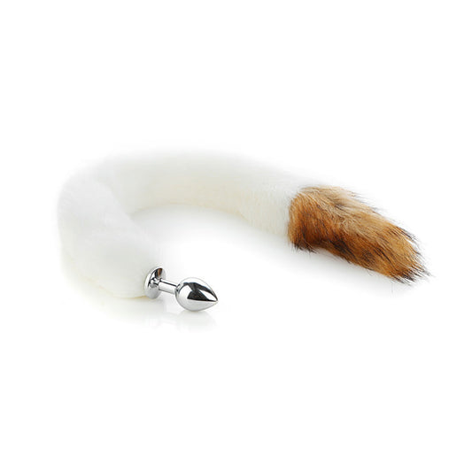 Removable Imitation Fox Tail Anal Plug For Couple 