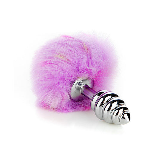 Detachable Imitation Rabbit Ball Tail Anal Plug Fo