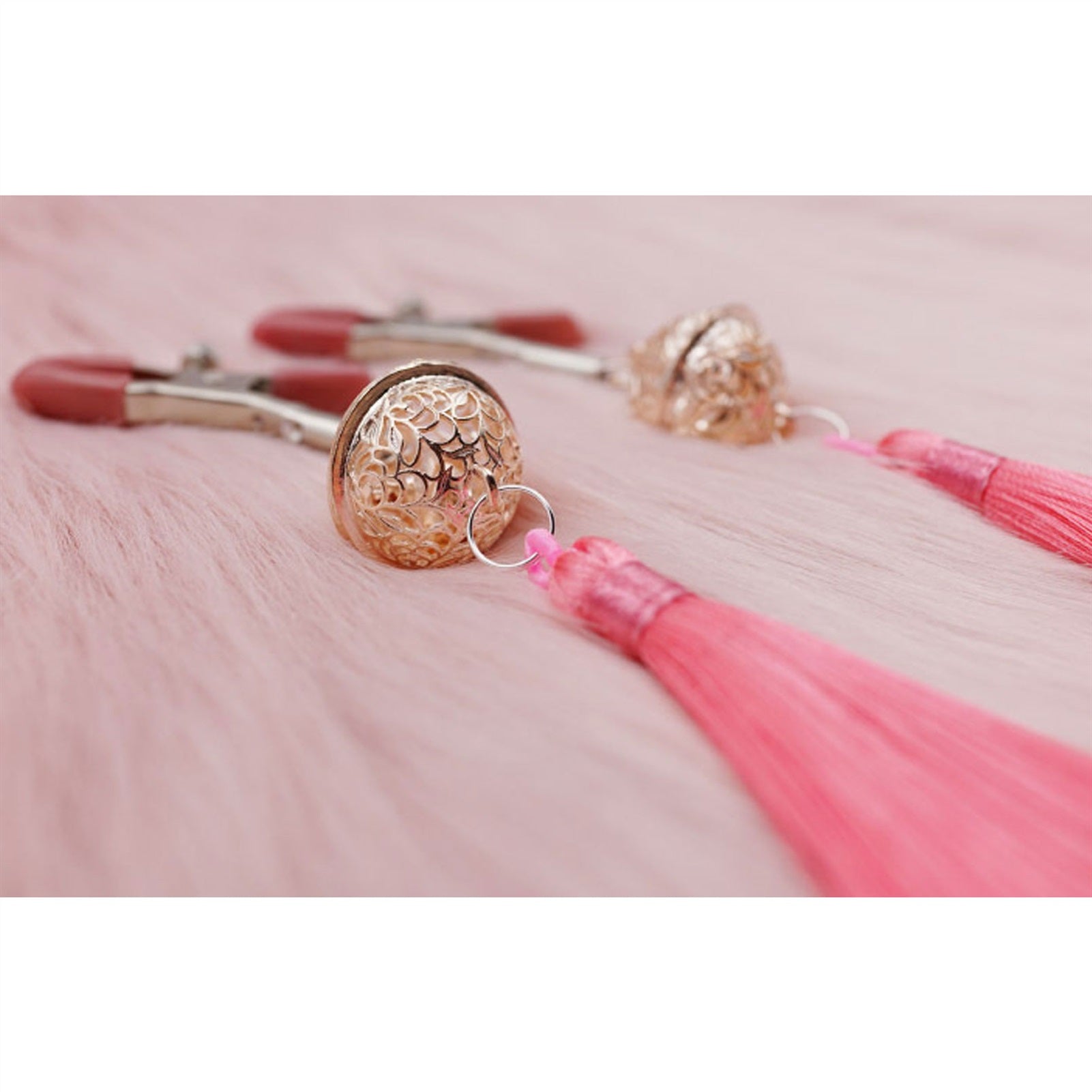 Bells Metal Tassels Pendant Nipple Clamps Clit Cla