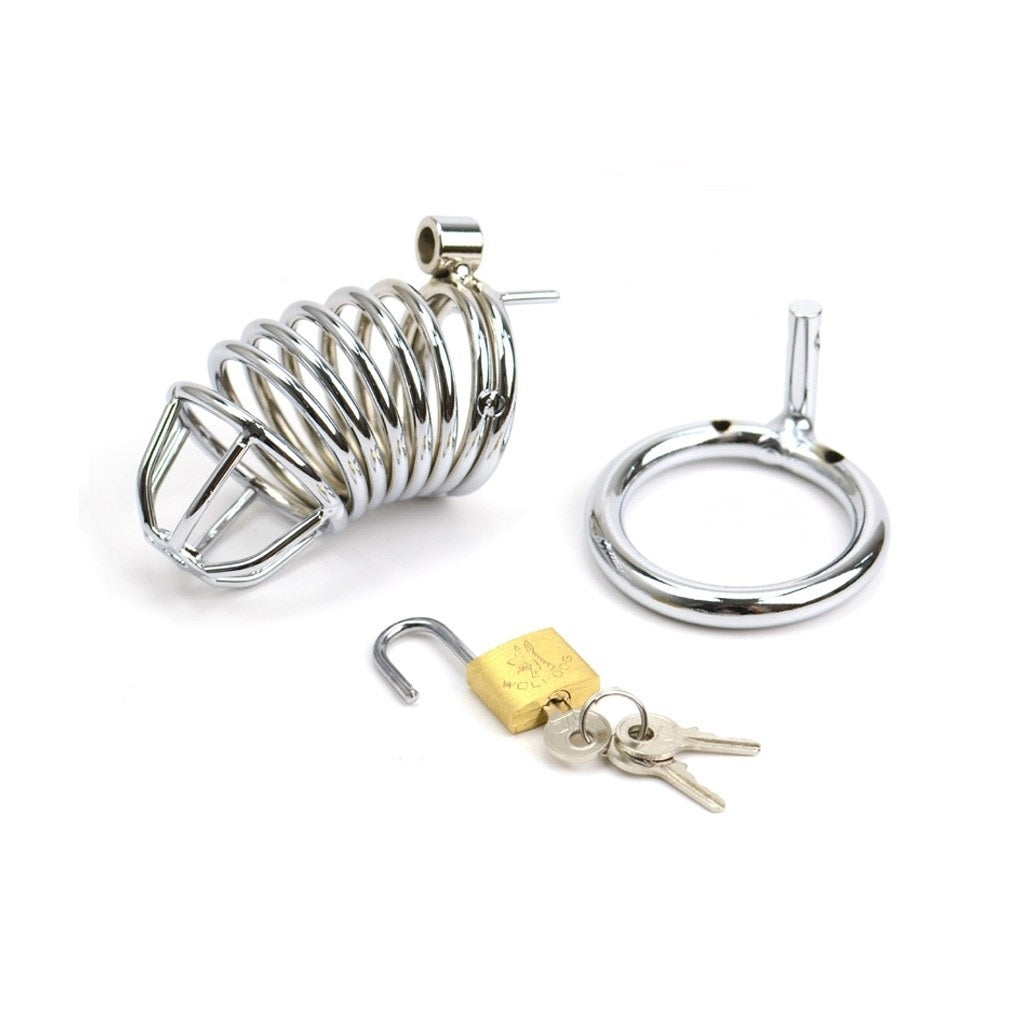 Male  Stainless Steel Metal lock Protection JJ cag