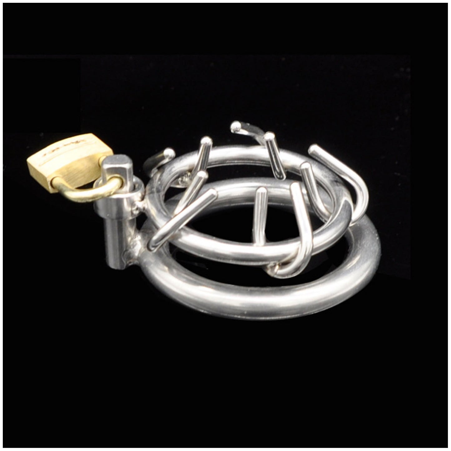 Male Stainless Steel Chastity Device Metal Chastit