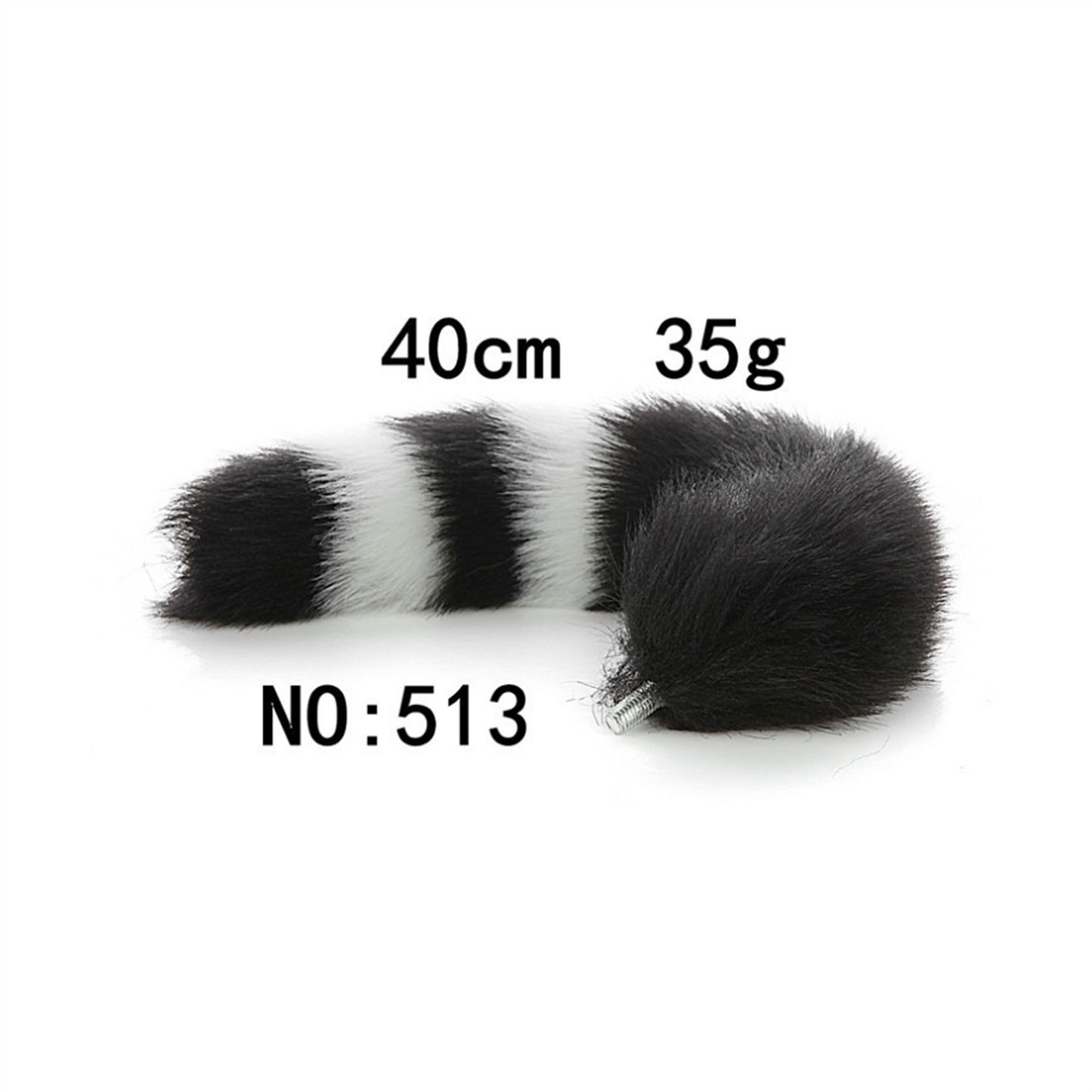 Removable Imitation Fox Tail Anal Plug For Couple 