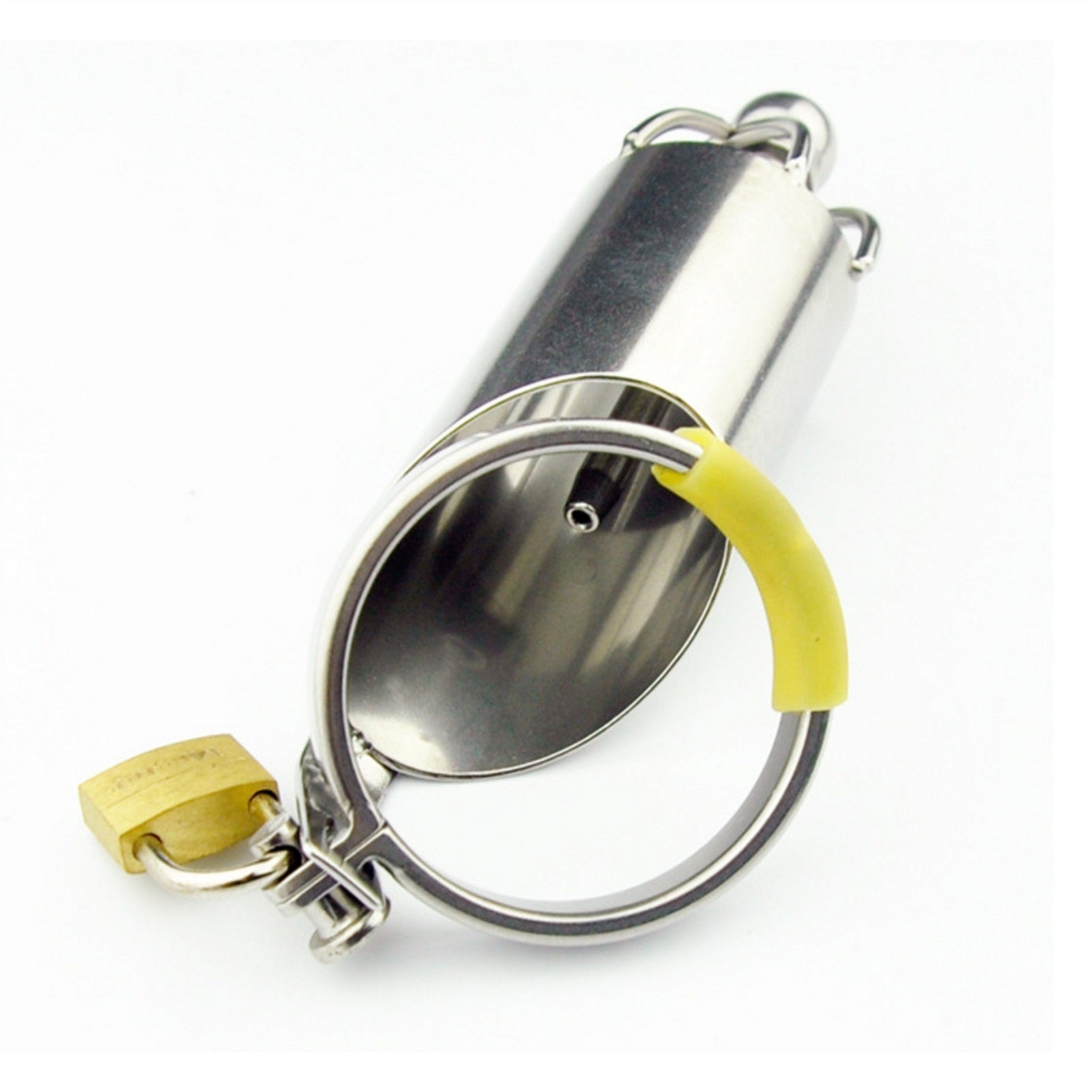 Stainless Steel Protection Cage Lock For Men Bindi