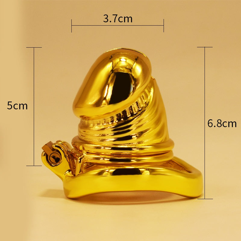 Gilded Height Cage Lengthened Lock Penis Adult Gam