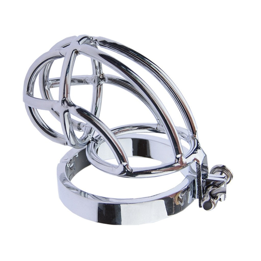 Stainless Steel Metal Protection cage Ring Male De