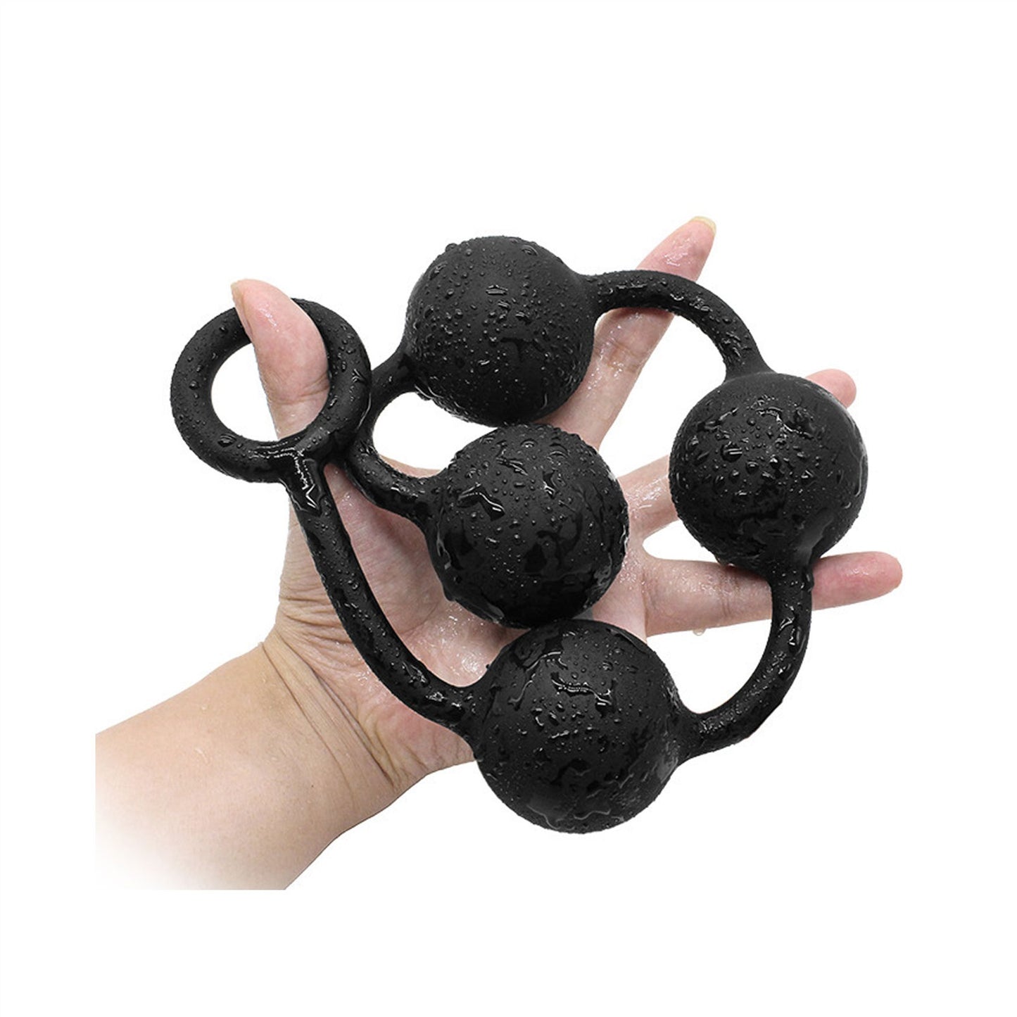 Beads Silicone Anal Plug Ring For Couple Game Bedr