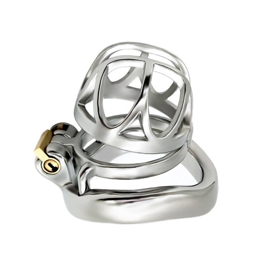 Male Cock Cage Chastity Device, Stainless Steel Ch