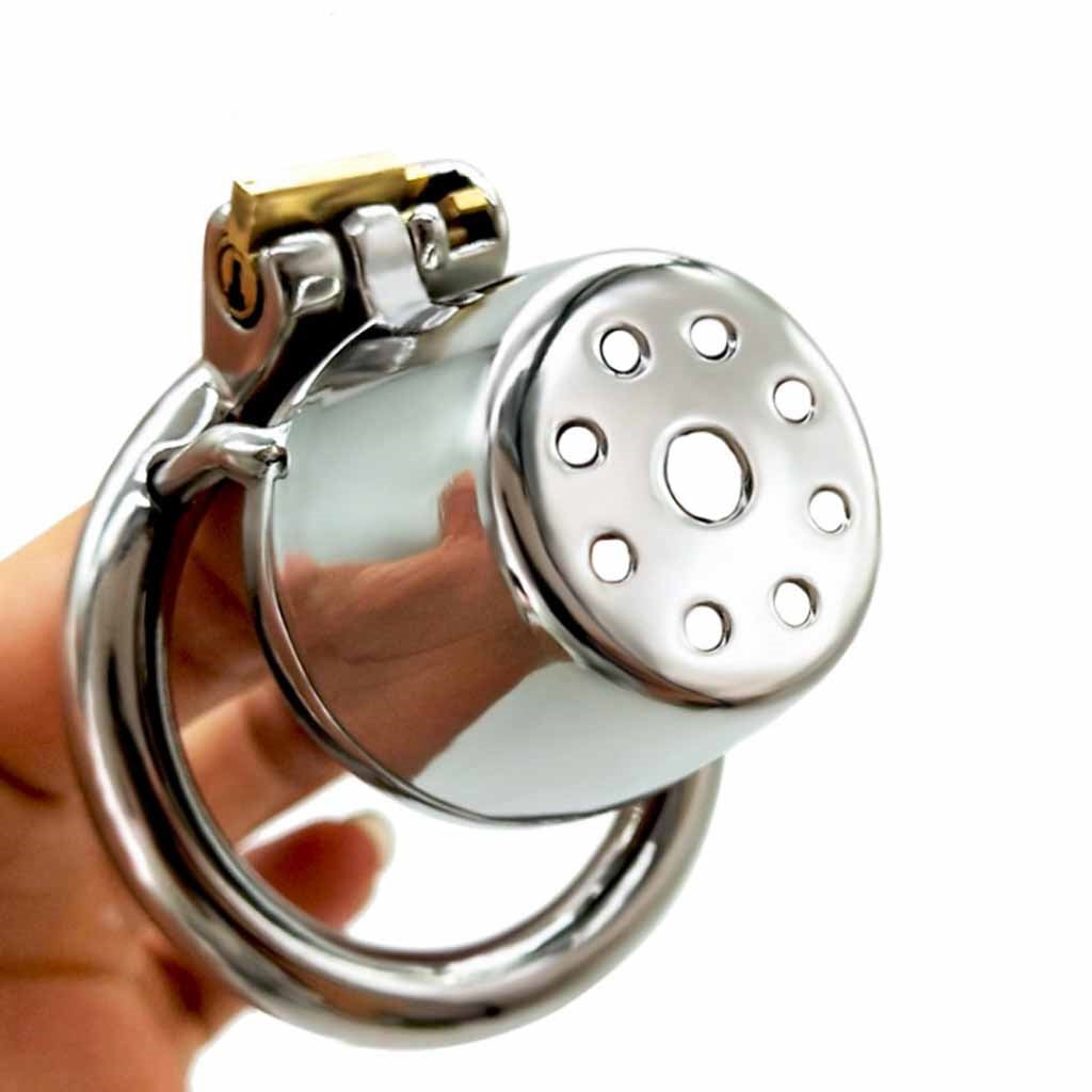 Metal SM Metal Male Chastity Locks Dick Bird Cage 